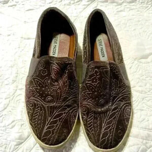 Steve Madden Velvet Slides - Size 8.5